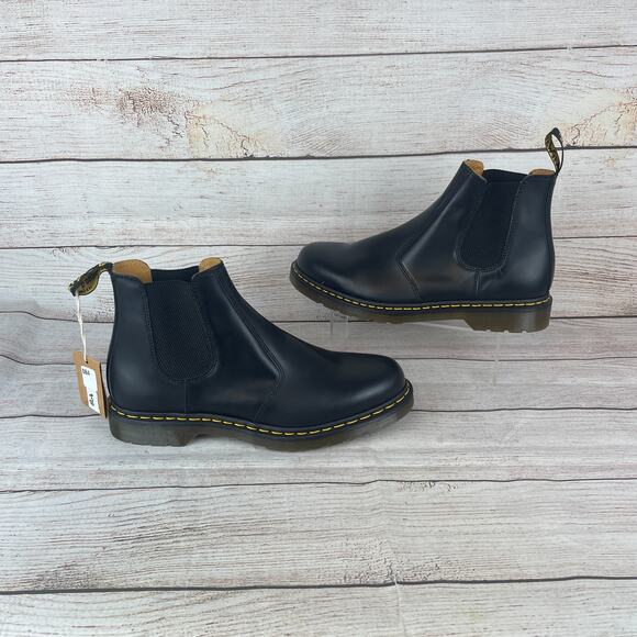 Dr Martens 2976 Bex Mens Sz 14 Chelsea Boots Smooth Black - Picture 1 of 9